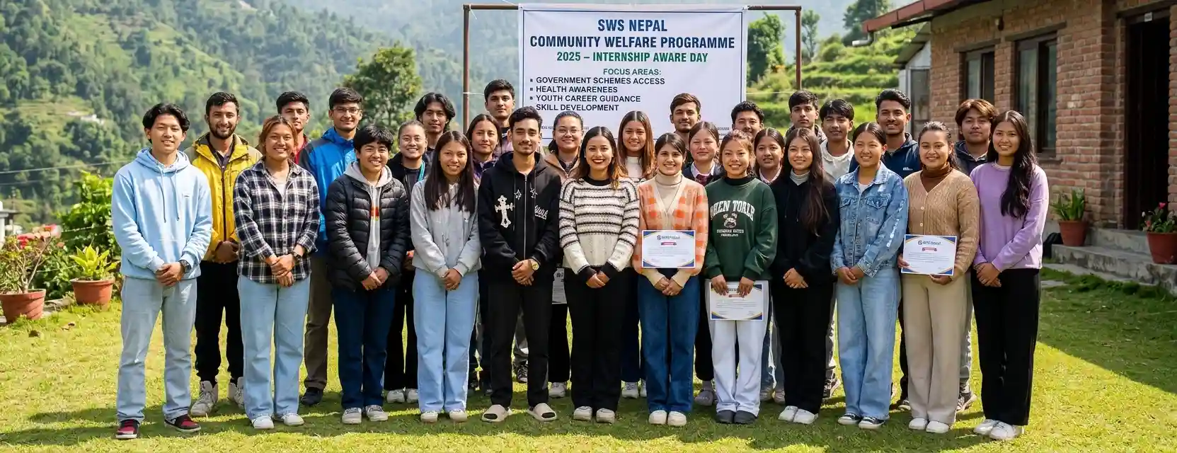 Community Welfare Programme 2025 – SWS Nepal working with local communities